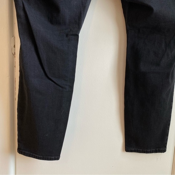 Old Navy Womens Pop Icon Skinny Mid-Rise Black Distressed Jeans Plus Size 24 - Picture 13 of 13